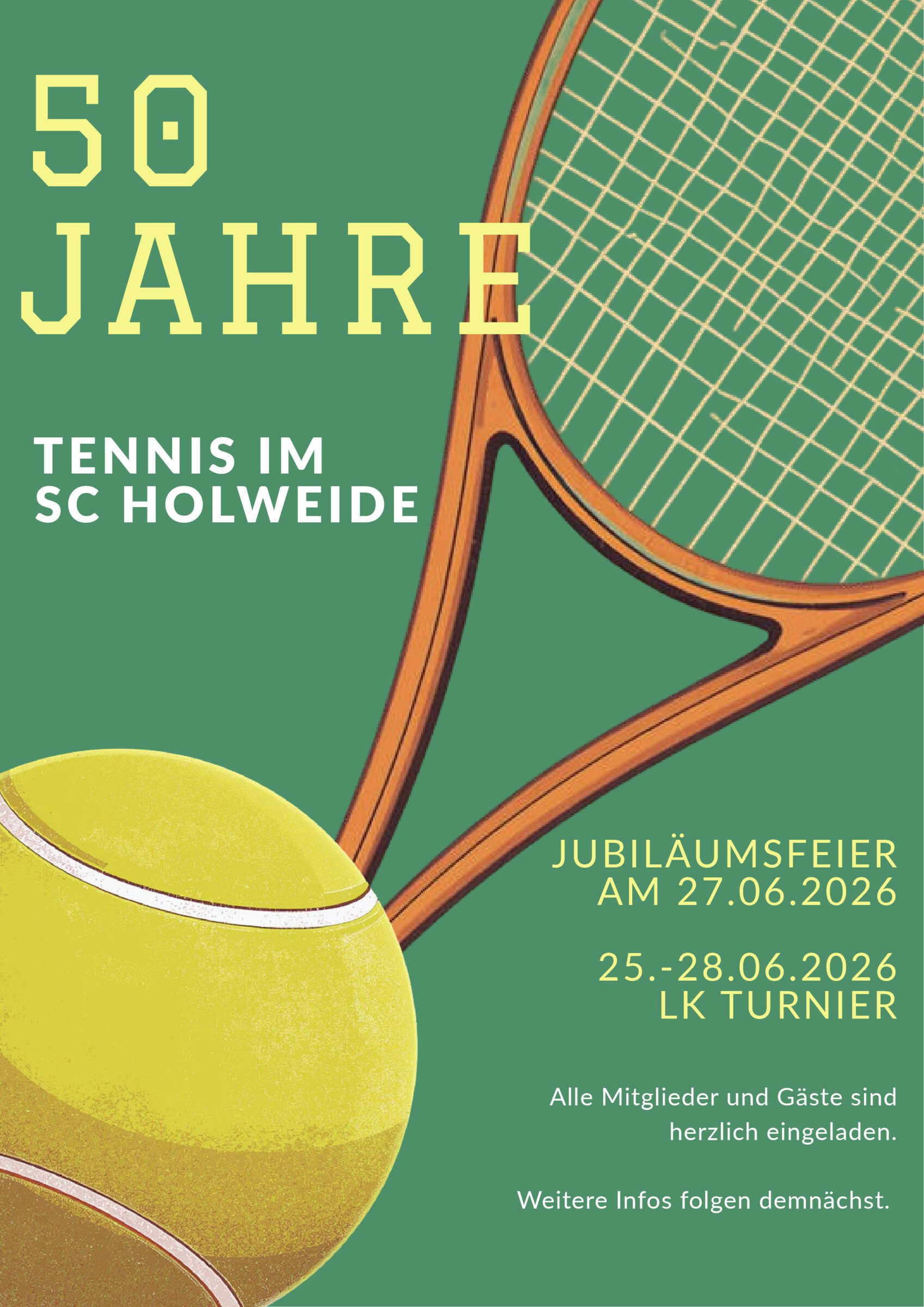 50 Jahre Tennis im SC Holweide